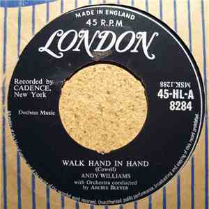 Andy Williams - Walk Hand In Hand / Not Any More download mp3 flac