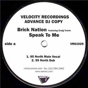 Brick Nation Featuring Craig Travis - Speak To Me download mp3 flac