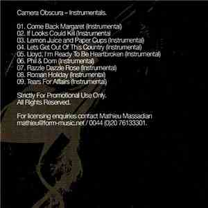 Camera Obscura - Instrumentals download free