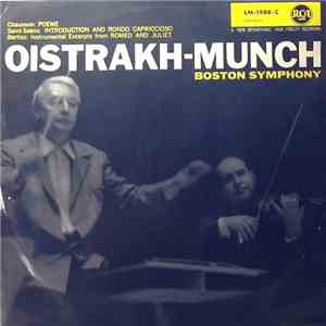 David Oistrach, Charles Munch, Boston Symphony Orchestra - Oistrak-Munch download mp3 flac