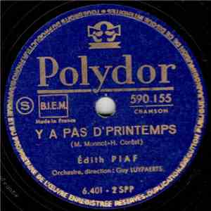 Édith Piaf - Y A Pas D'Printemps download mp3 flac