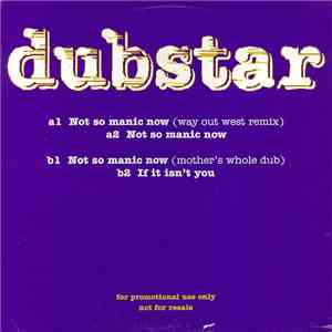 Dubstar  - Not So Manic Now download mp3 flac
