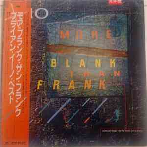 Eno - More Blank Than Frank download free