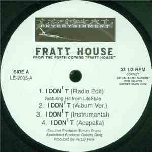Fratt House - I Don't / Head Up download mp3 flac