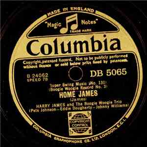 Harry James  And The Boogie Woogie Trio - Home James / Jesse download mp3 flac