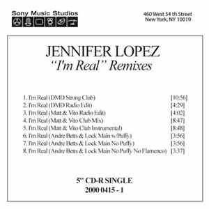 Jennifer Lopez - I'm Real (Remixes) download mp3 flac