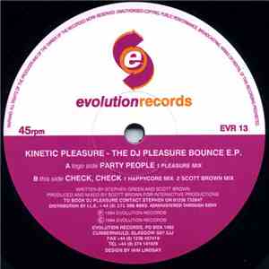 Kinetic Pleasure - The DJ Pleasure Bounce E.P. download mp3 flac