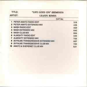 LeAnn Rimes - Life Goes On (Remixes) download mp3 flac
