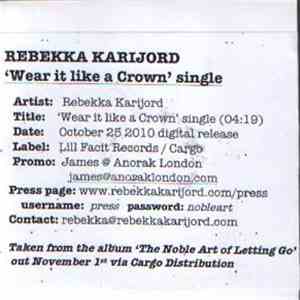 Rebekka Karijord - Wear It Like A Crown download mp3 flac