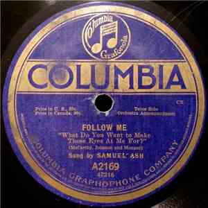 Samuel Ash / Al Jolson - Follow Me / Pray For Sunshine (But Always Be Prepared For Rain) download mp3 flac